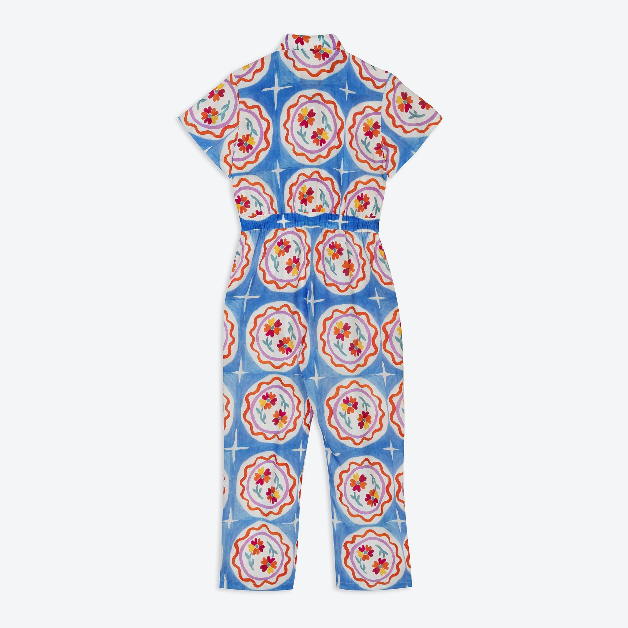 Lowie Lyocell Plate Print Boilersuit