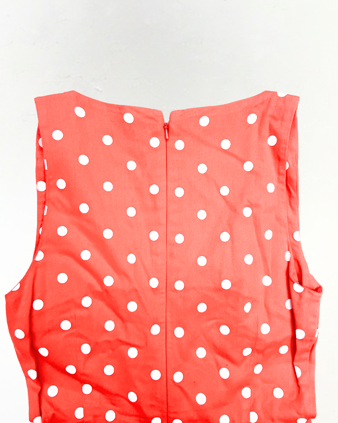 People Tree Red Polka Dot Dress