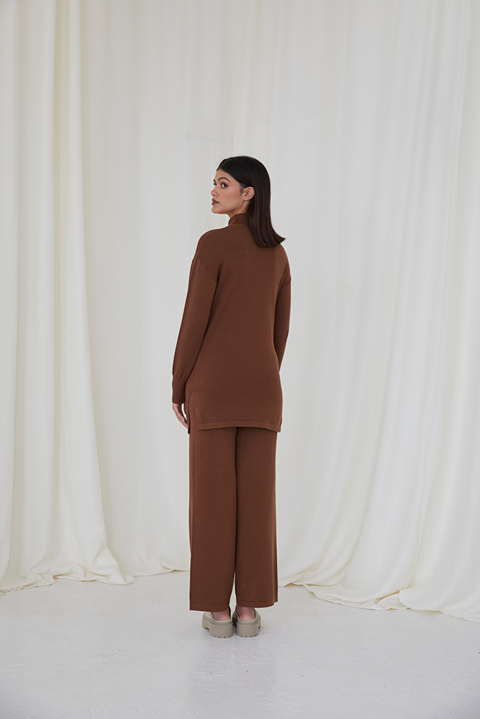 Rust Soft Knit Co-Ord Set