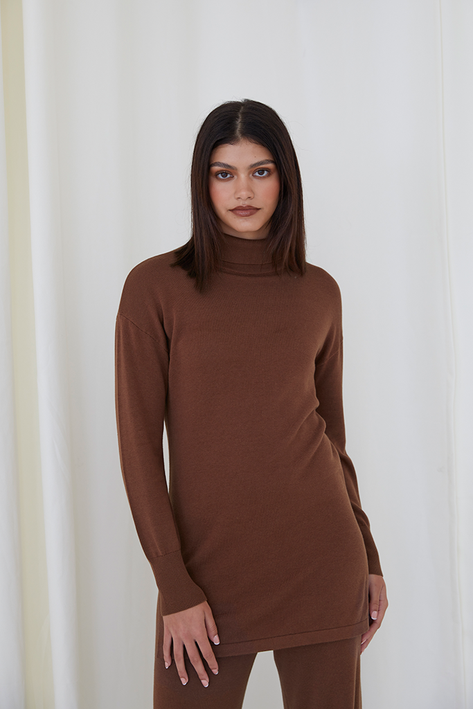 Rust Soft Knit Co-Ord Set