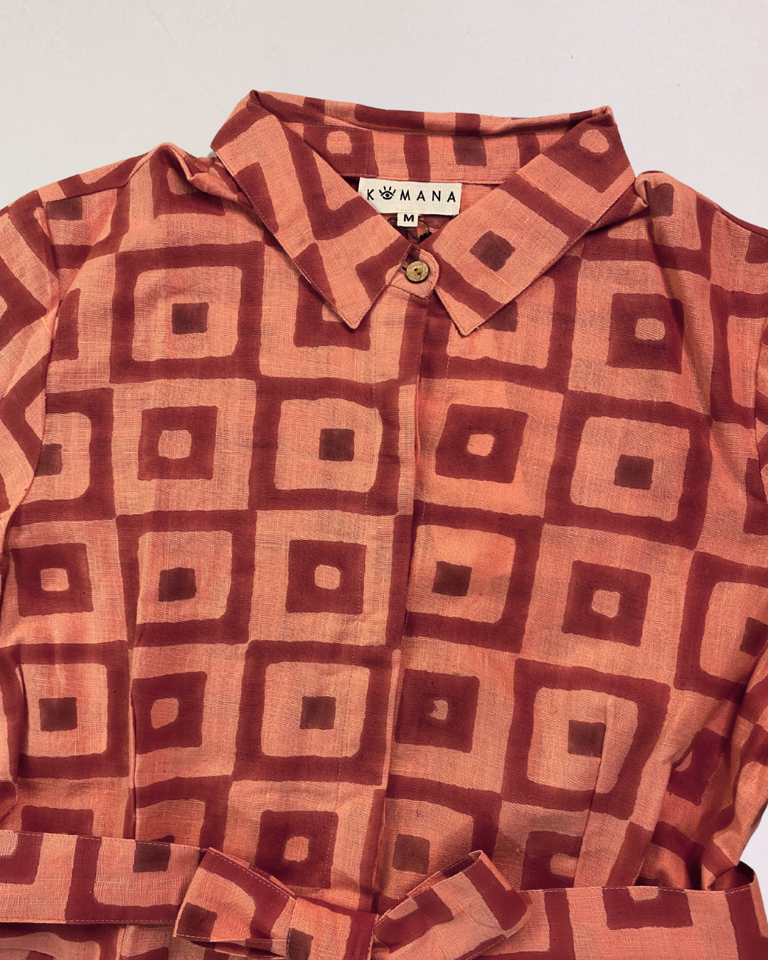 Cleyton Geo Block Printed Dress