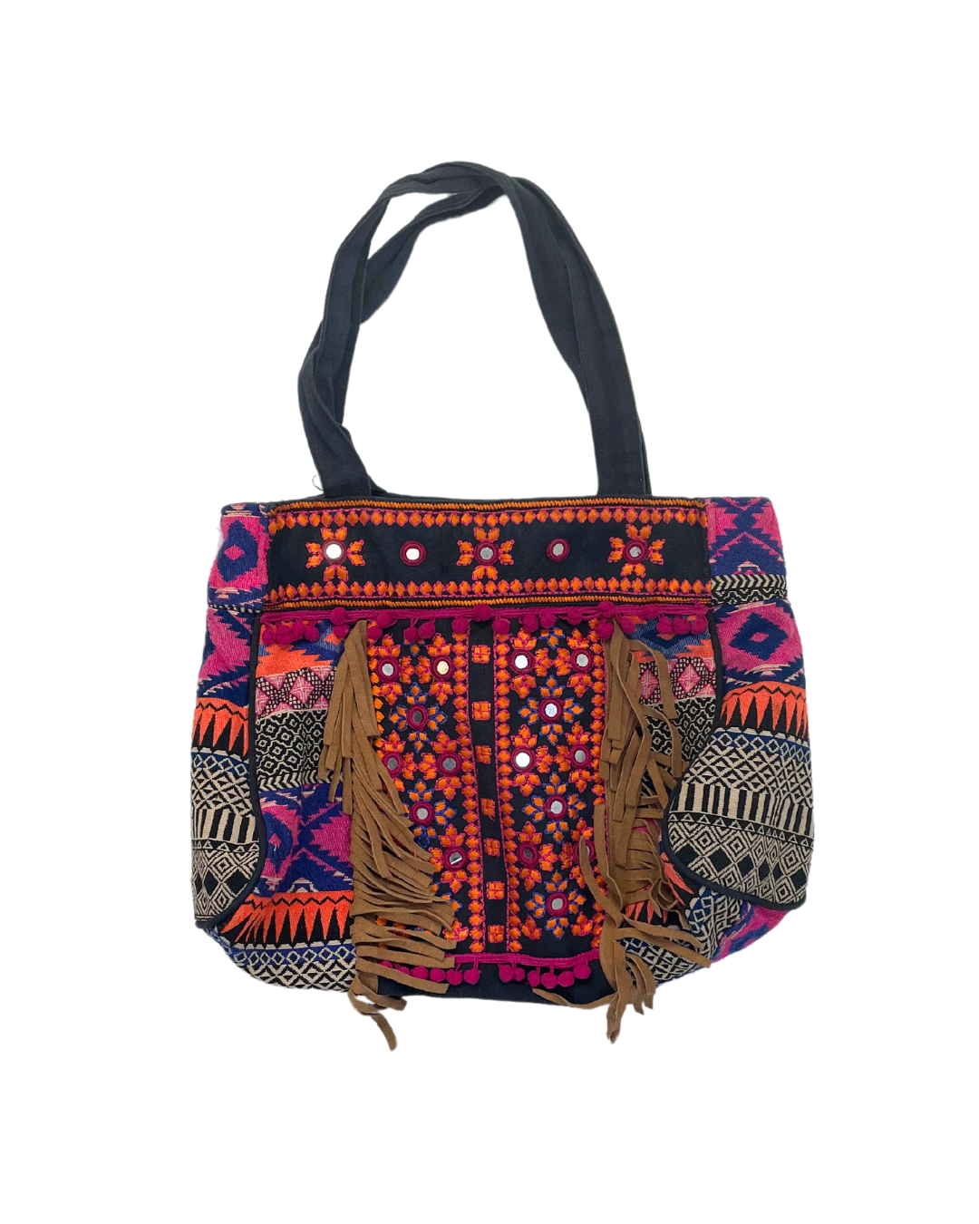 Jasper & Jerra Aztec Print Bag