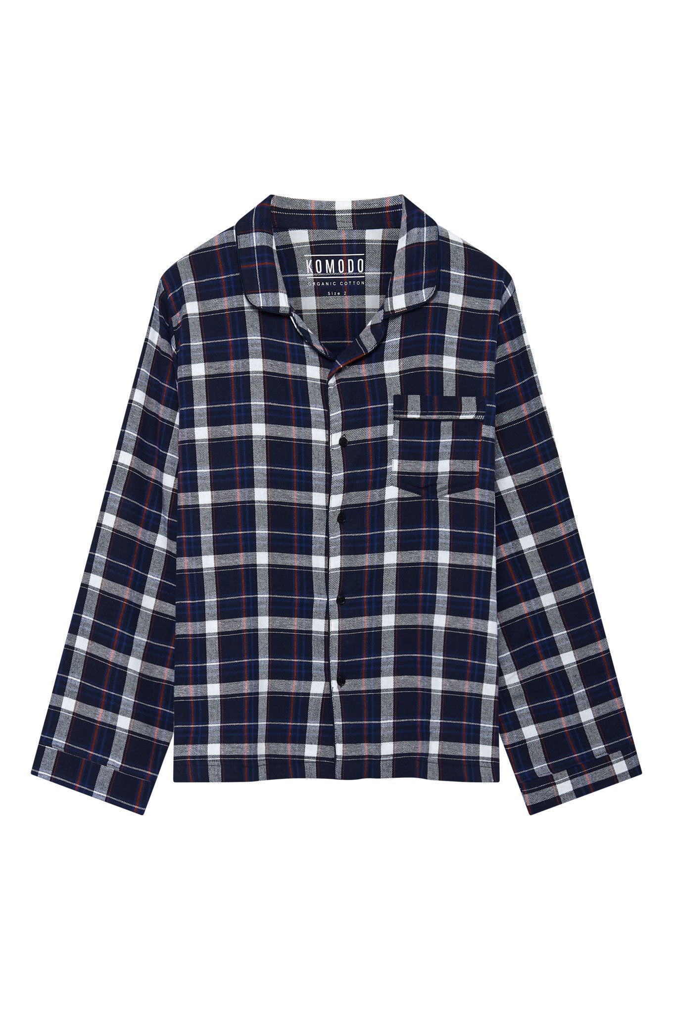 JIM JAM - Womens GOTS Organic Cotton Pyjama Set Dark Navy
