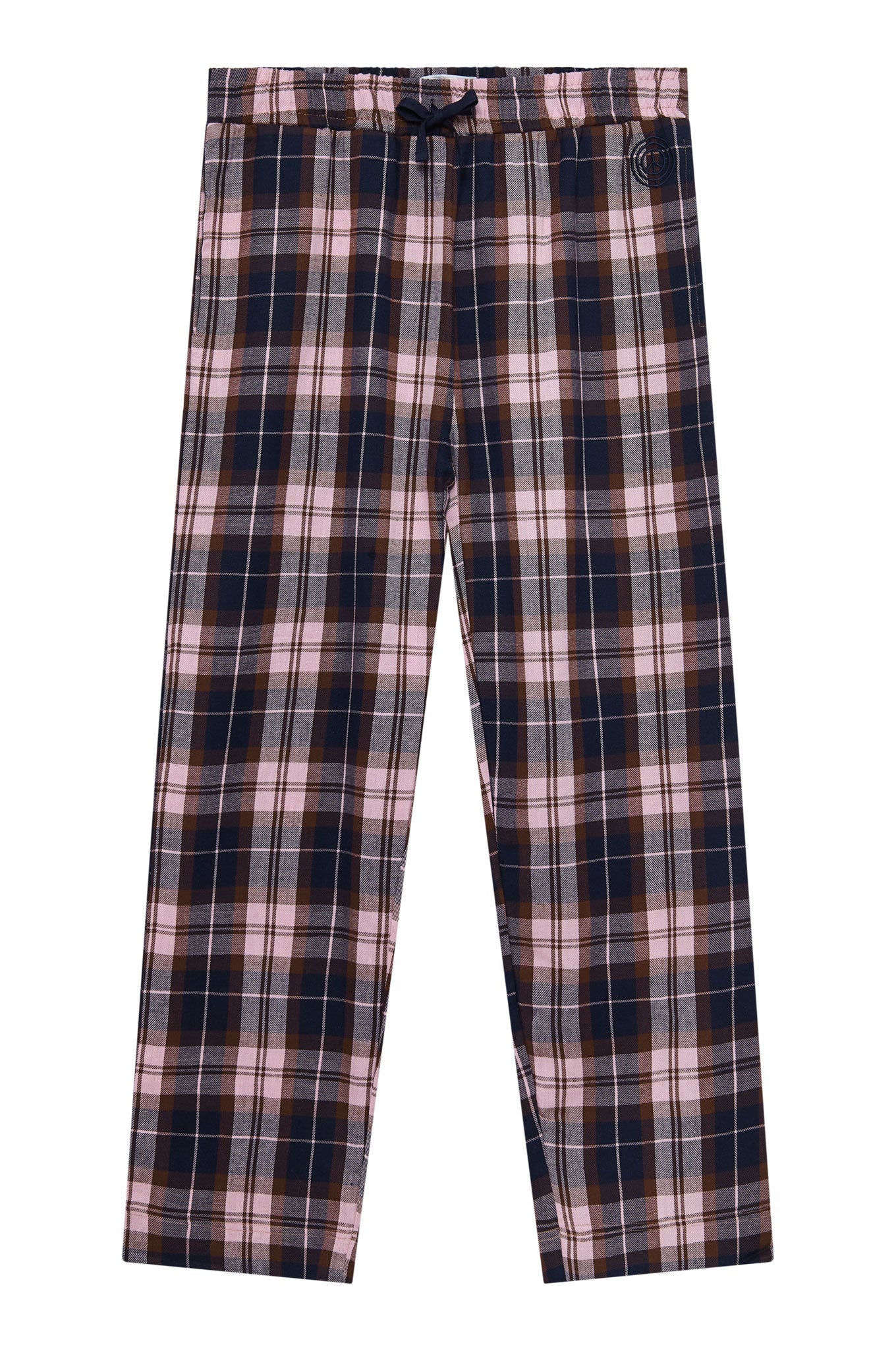 JIM JAM - Womens OTS Organic Cotton Pyjama Bottoms Dusty Mauve