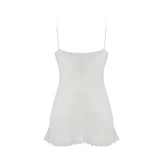 100% Pure Silk Camisole Top in White - Juliemay Lingerie
