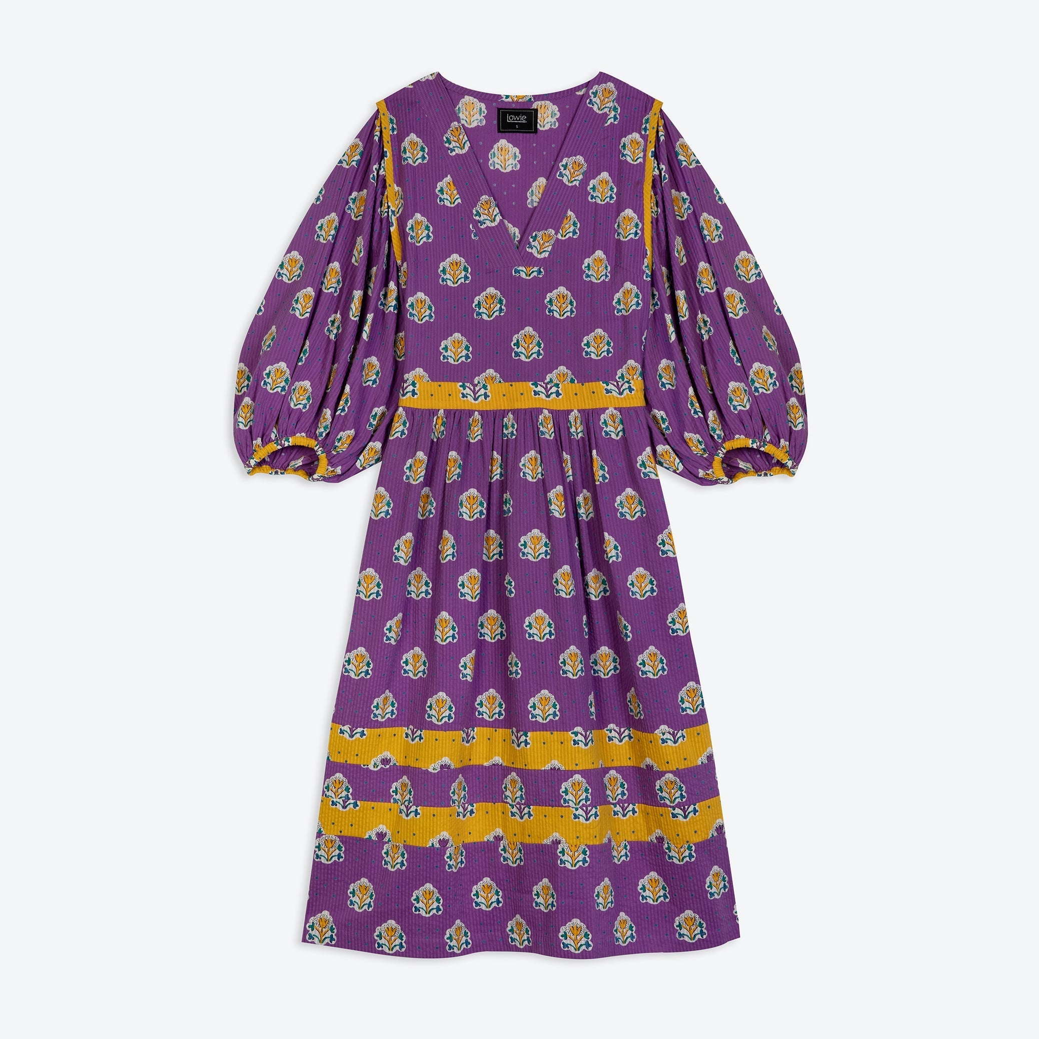 Lowie Les Indiennes Balloon Sleeve Dress