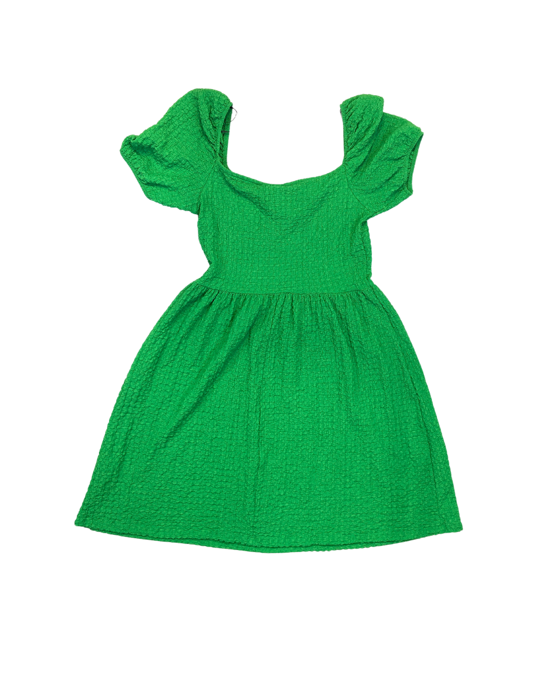 H&M Green Waffle Mini Dress