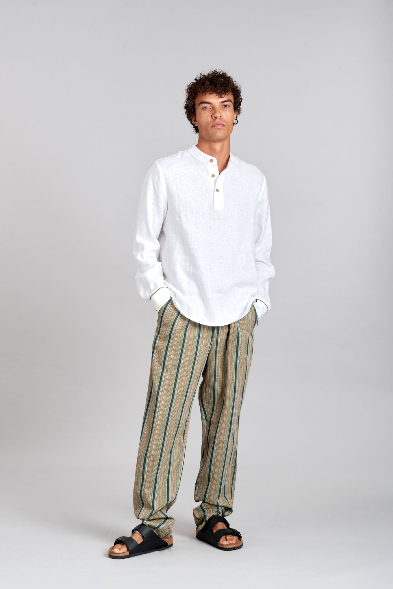 BOWIE - Organic Cotton Trouser Green