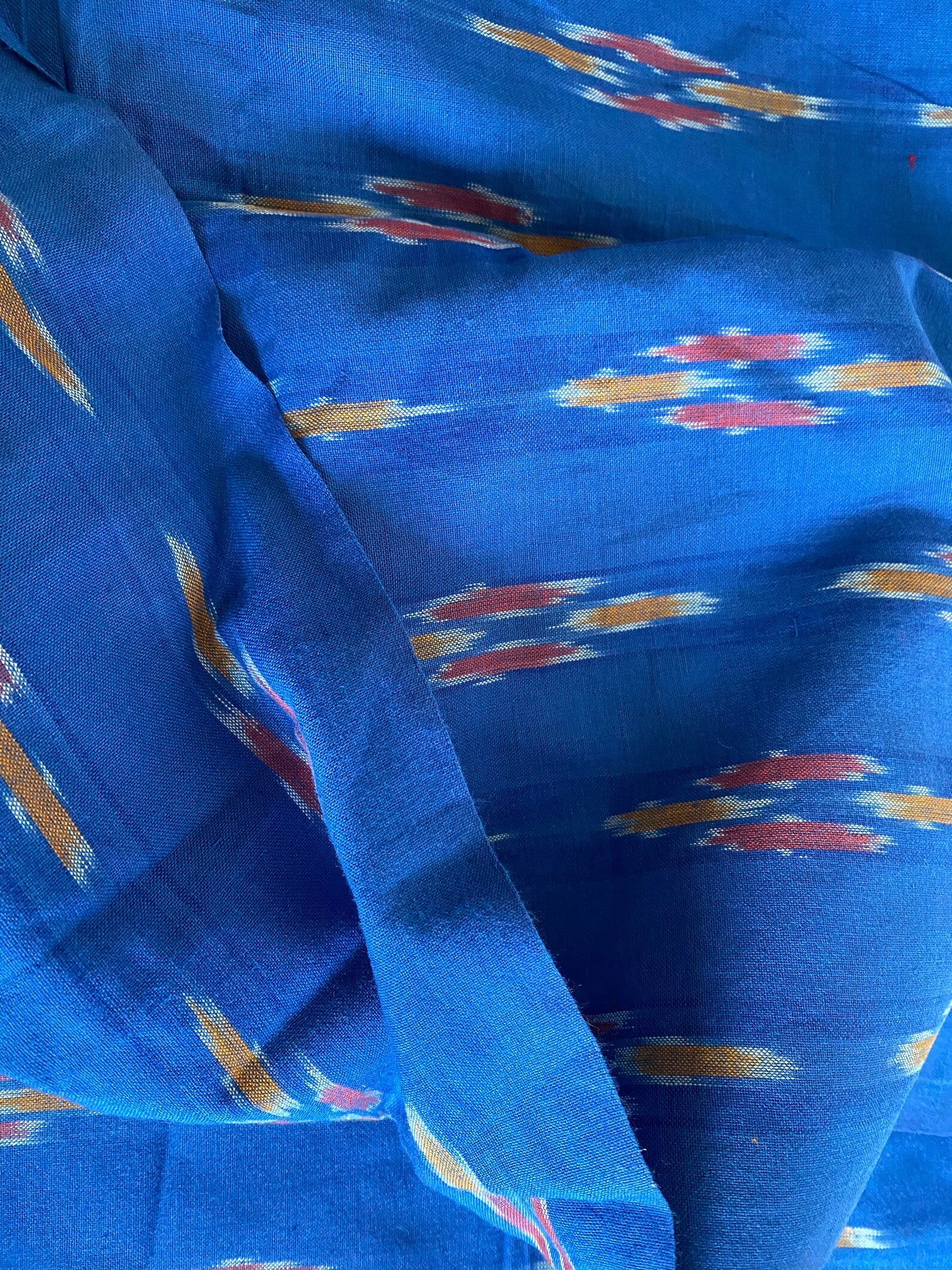 Hand woven ikat cotton