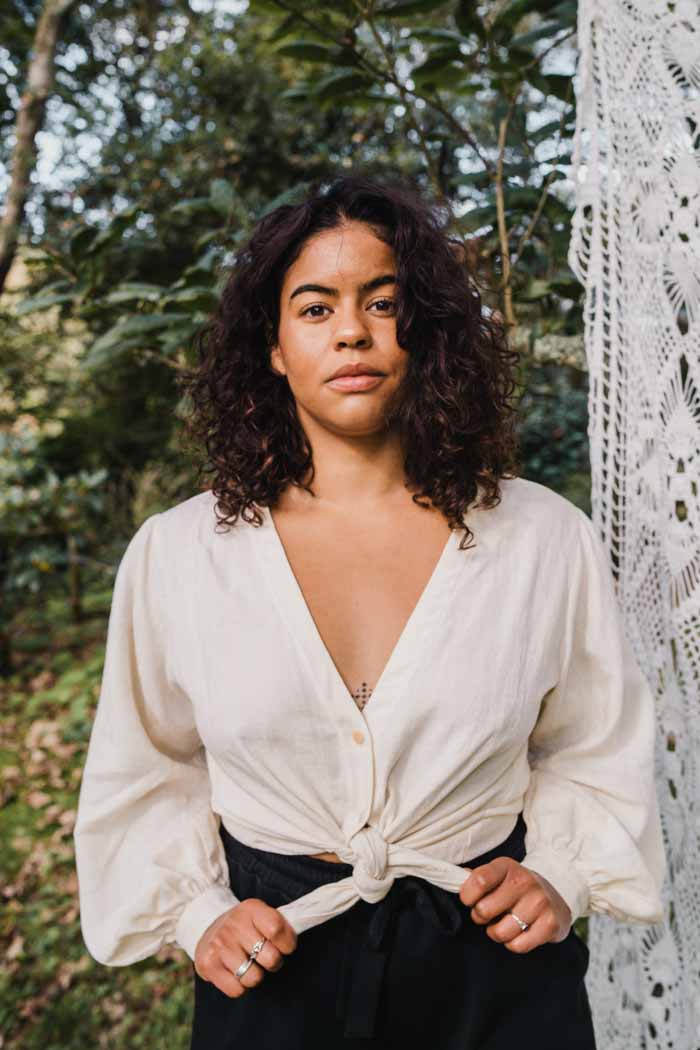 The Puffed Sleeve Blouse - Shell