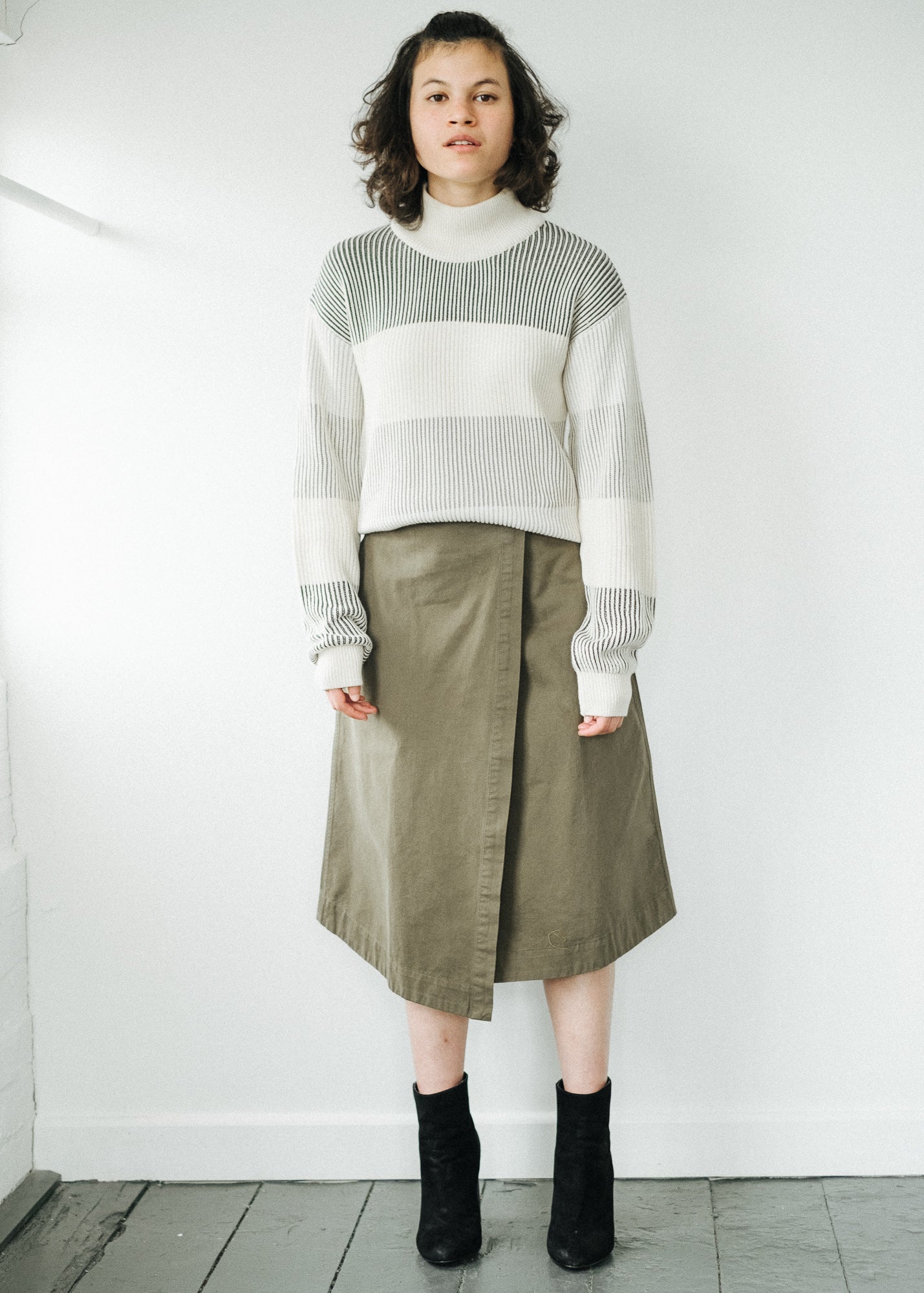 second hand Armedangels Green Wrap Skirt 15 OWNI