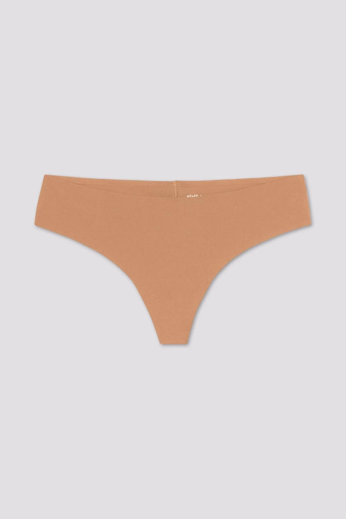 Girlfriend Collective Sport Thong in Toast