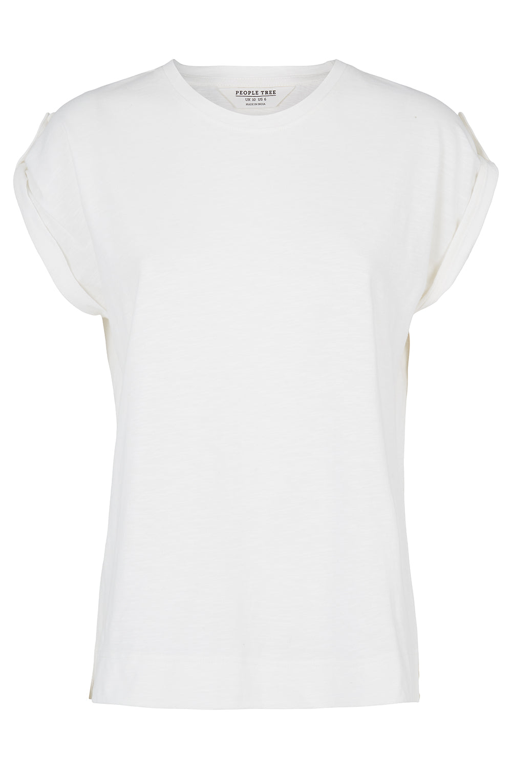 Jayne Slub Tee in Eco White