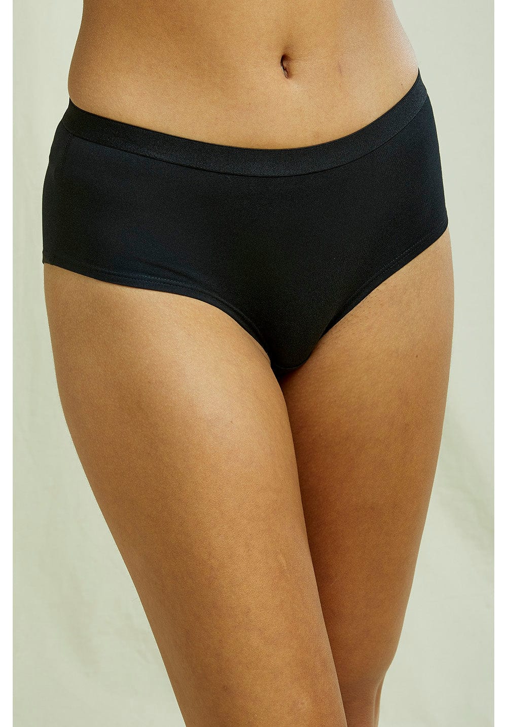 People Tree Underwear Black Low Rise Shorts