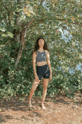 Girlfriend Collective Activewear Girlfriend High Rise Run Shorts in Black