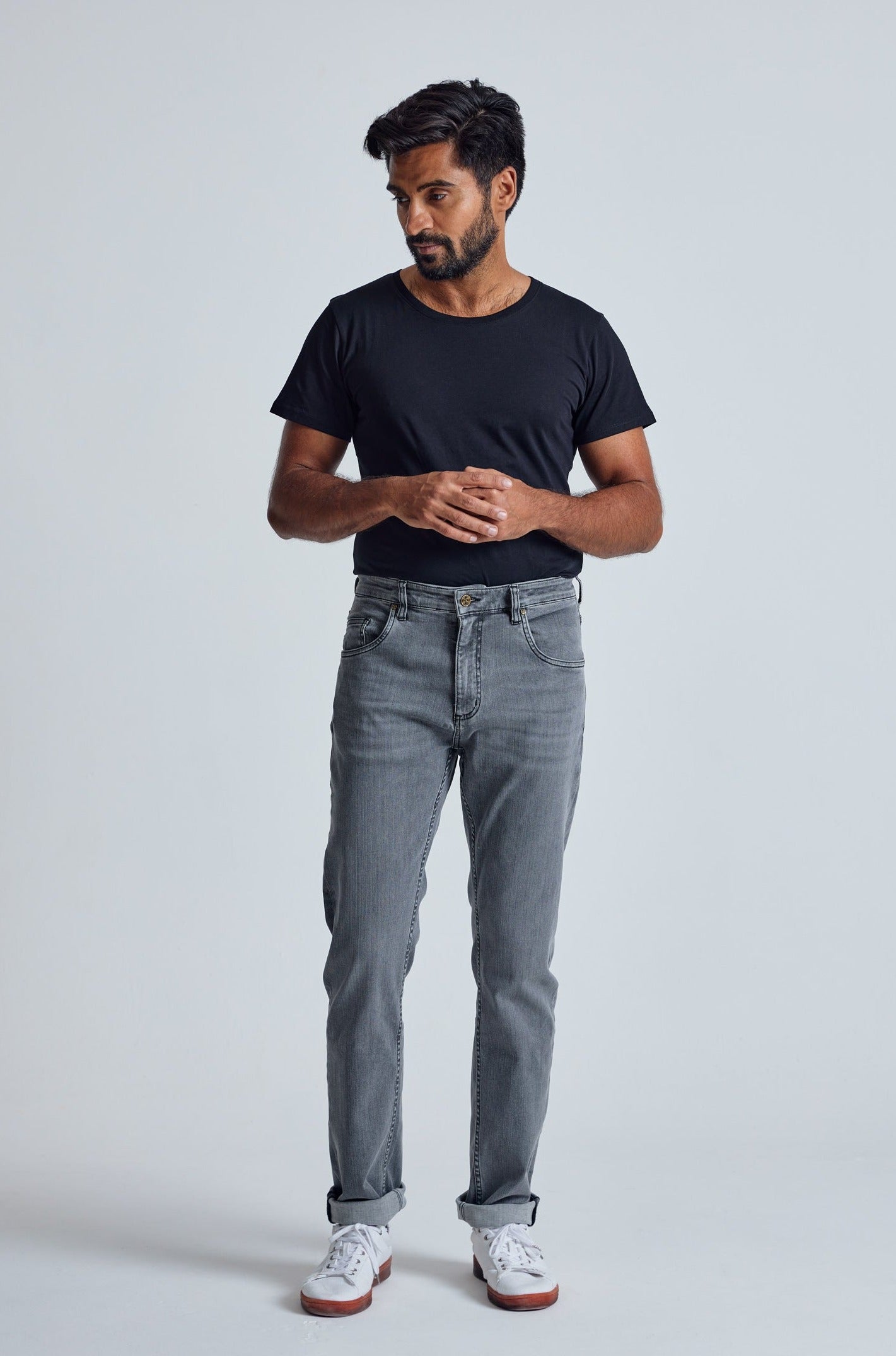 Cotton and sale polyester jeans