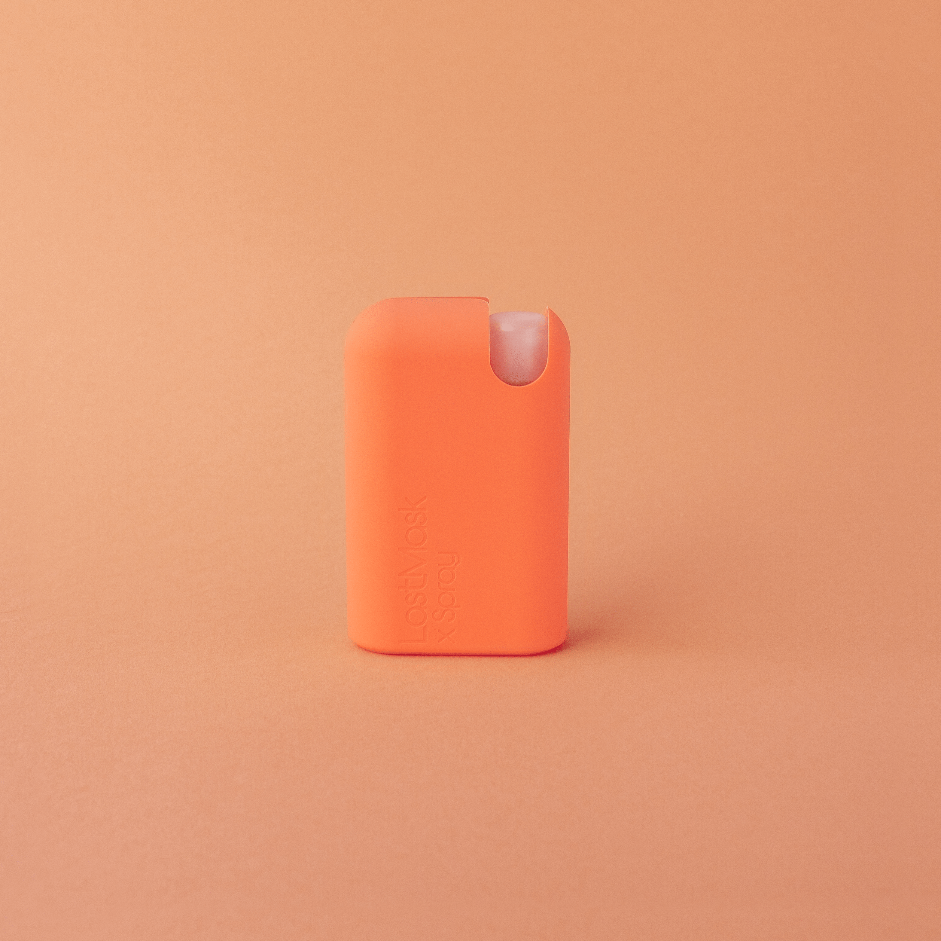 The Last Object Mask The Last Mask and Spray Bottle in Peach