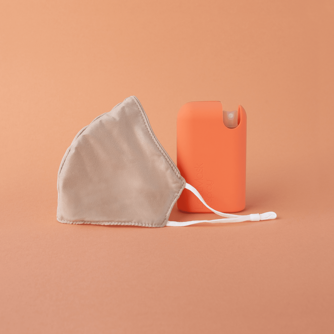 The Last Object Mask The Last Mask and Spray Bottle in Peach