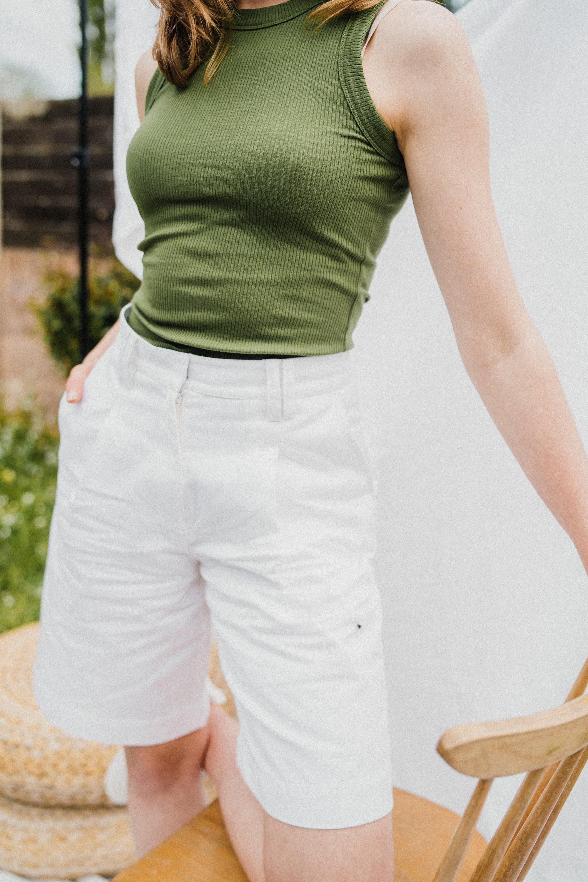 Polly Shorts in White