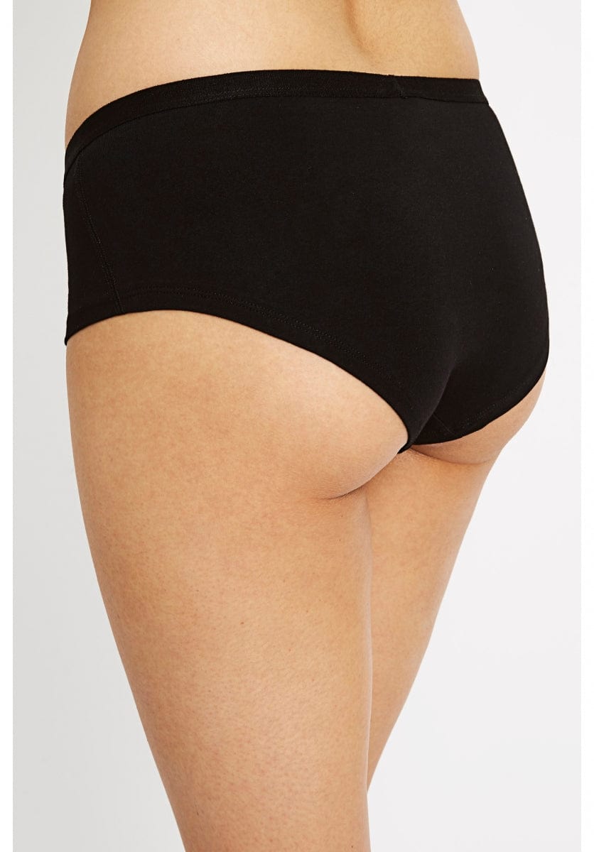 People Tree Underwear Black Low Rise Shorts