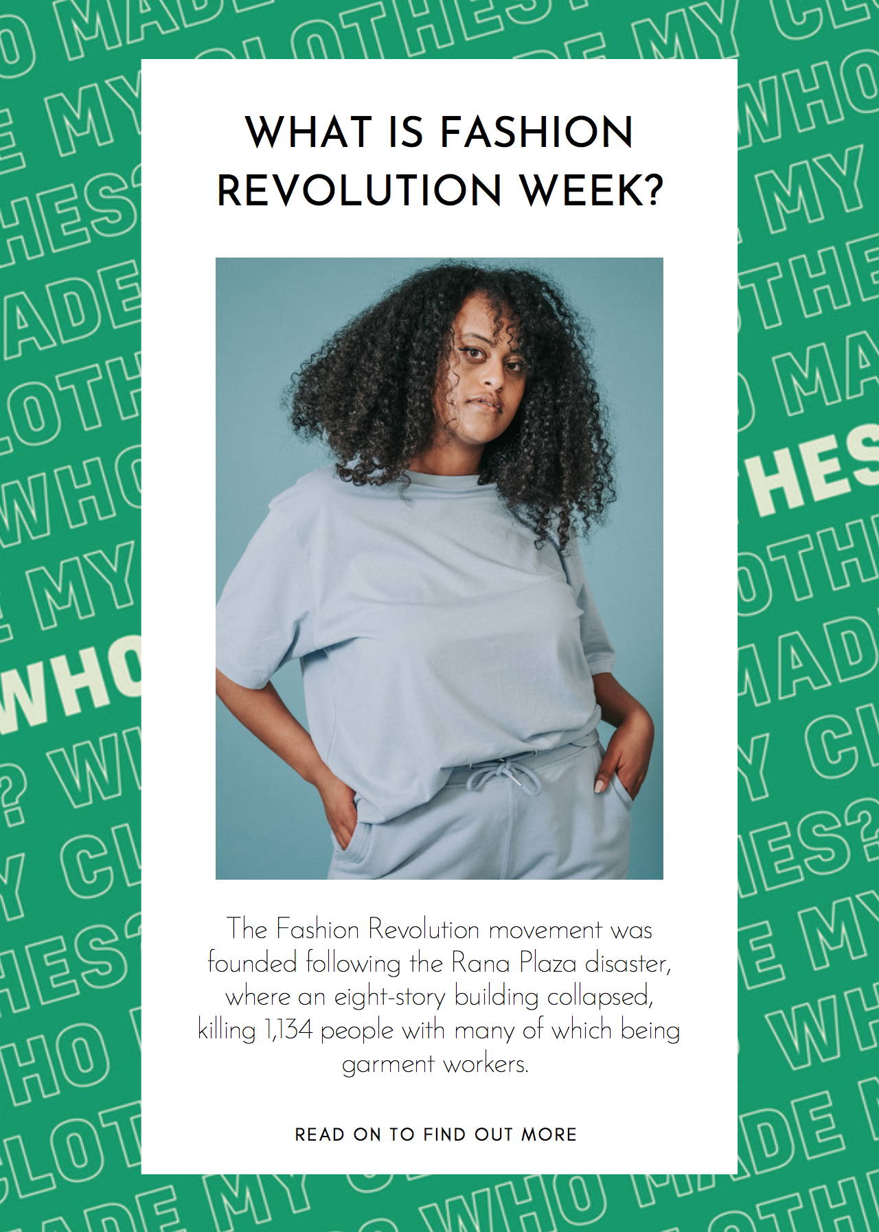 What is Fashion Revolution Week?