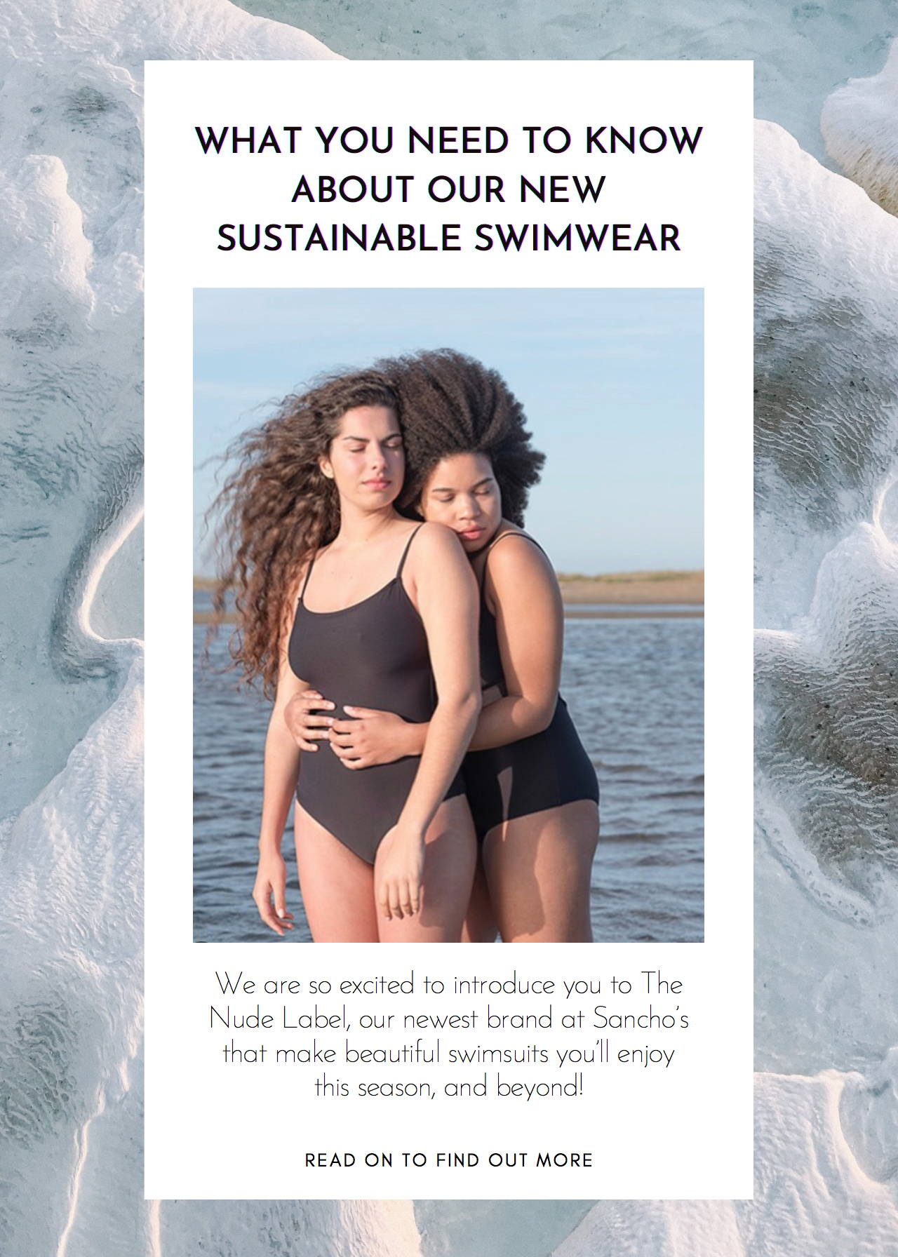 What You Need To Know About Our New Sustainable Swimwear