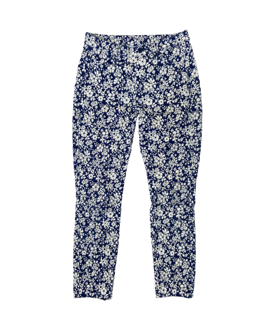 Uniqlo Floral Navy Trousers