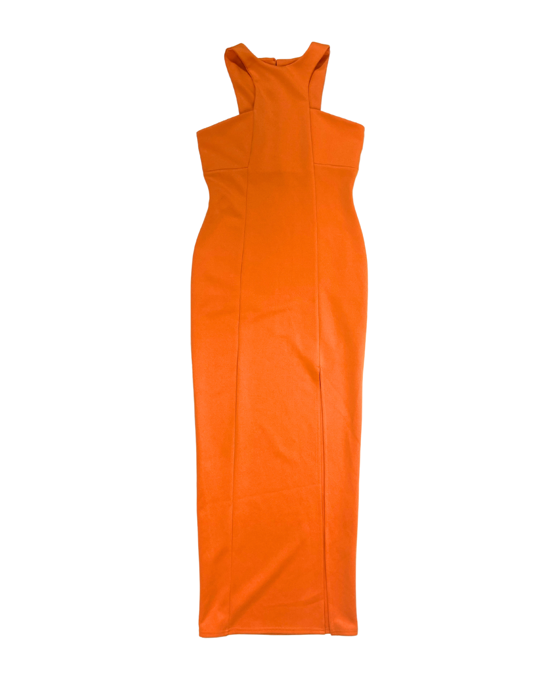 ASOS Orange Bodycon Midi Dress