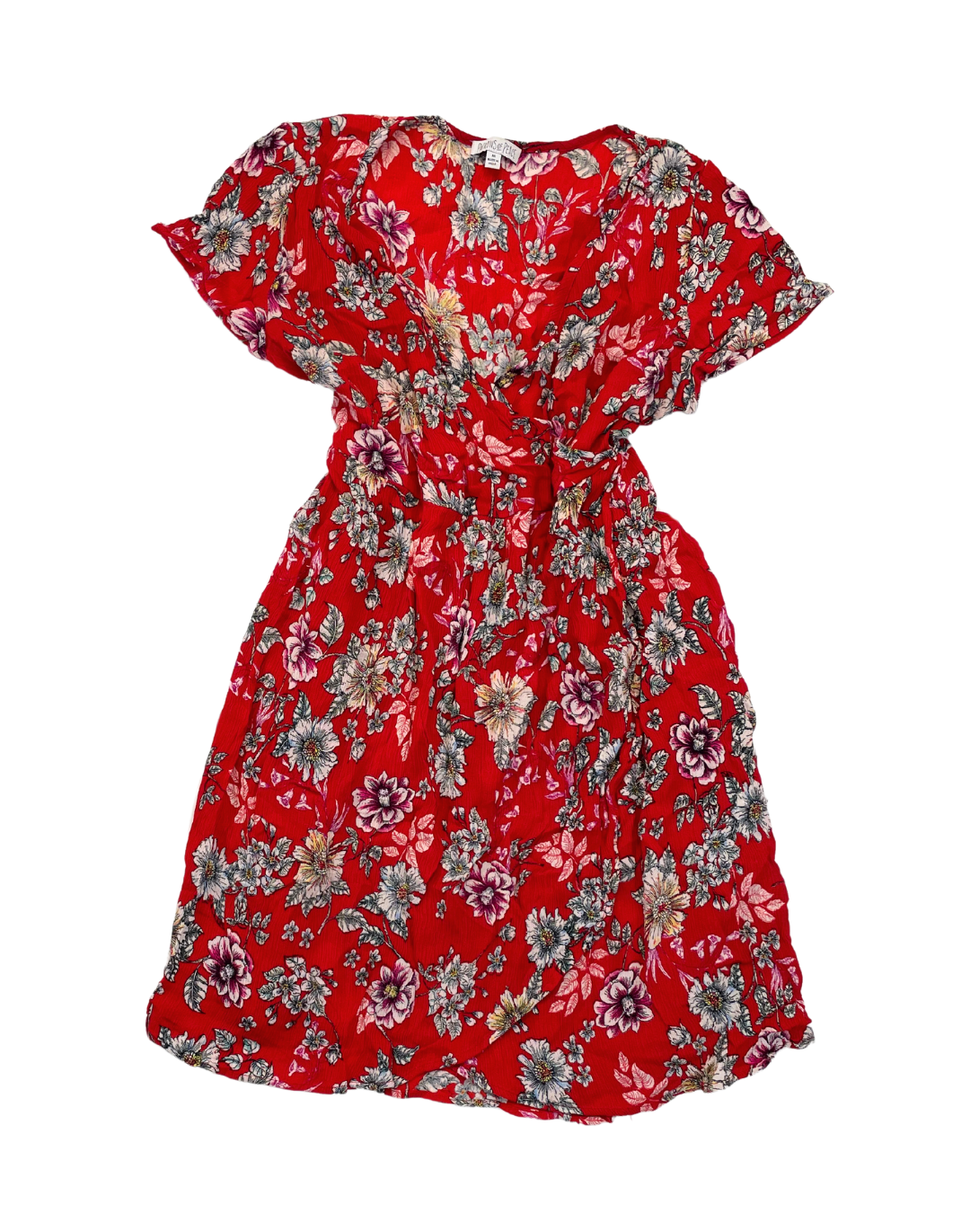 Patrons of Peace Red Floral Dress