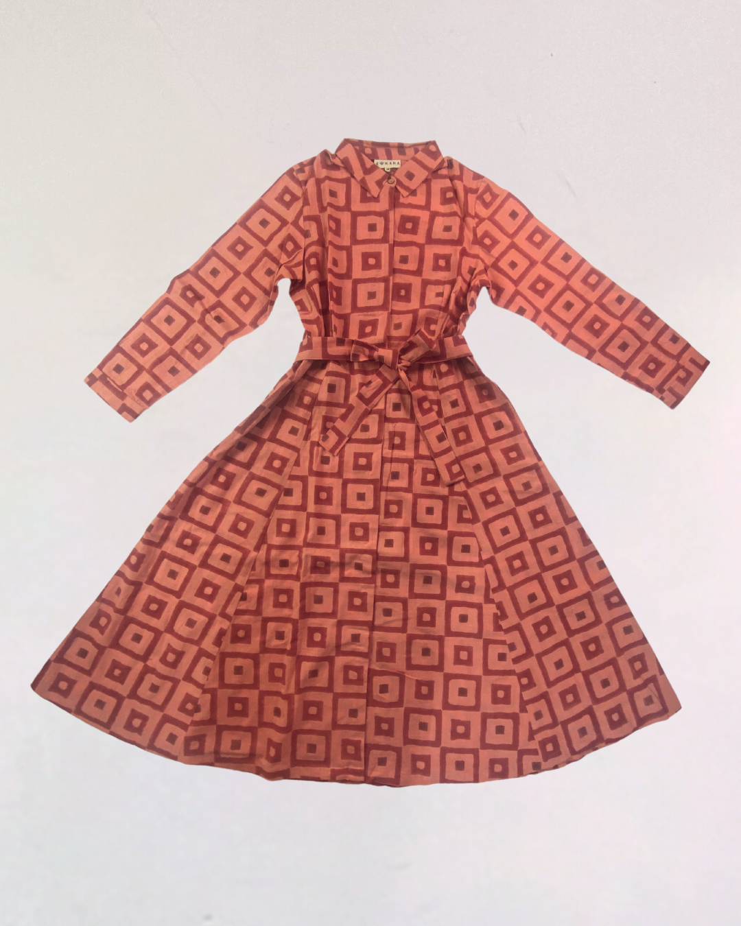 Cleyton Geo Block Printed Dress