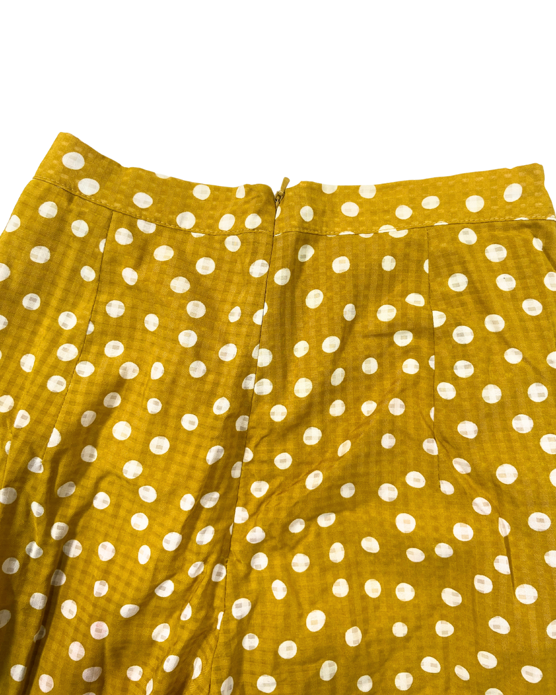 Runaway Mustard Polka Dot Wide Leg Trousers