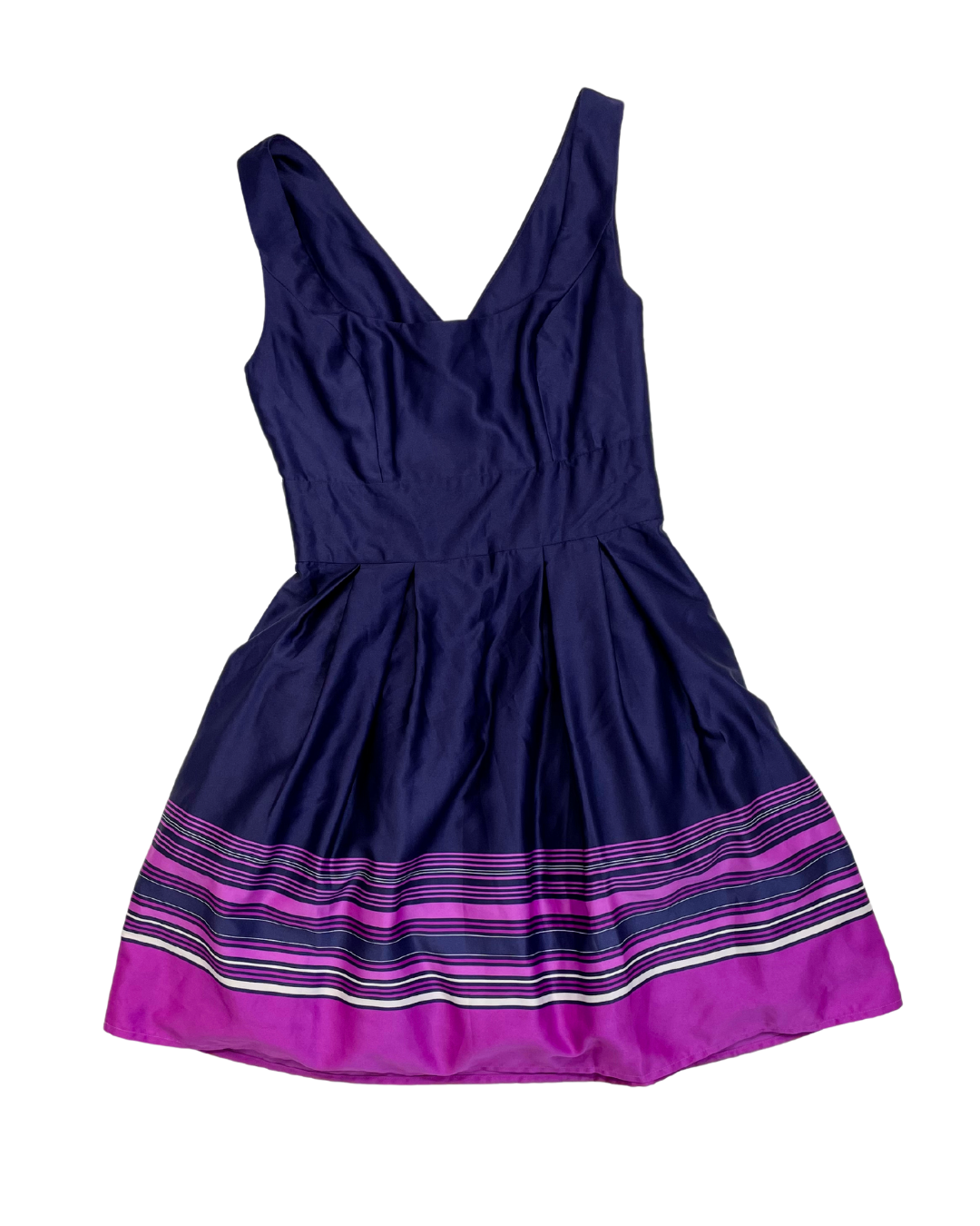 Monsoon Purple Stripe Dress