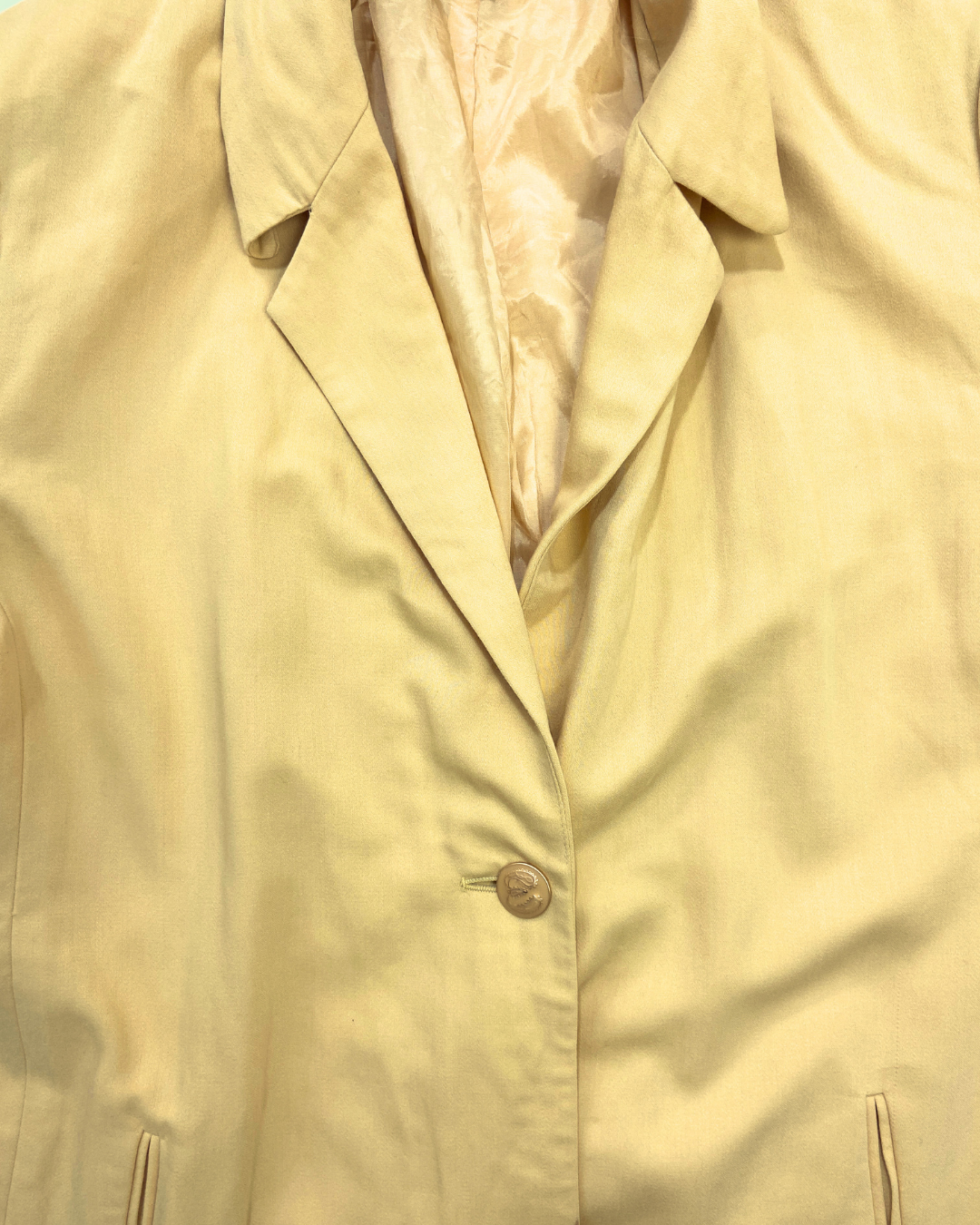 Yellow Longline Blazer