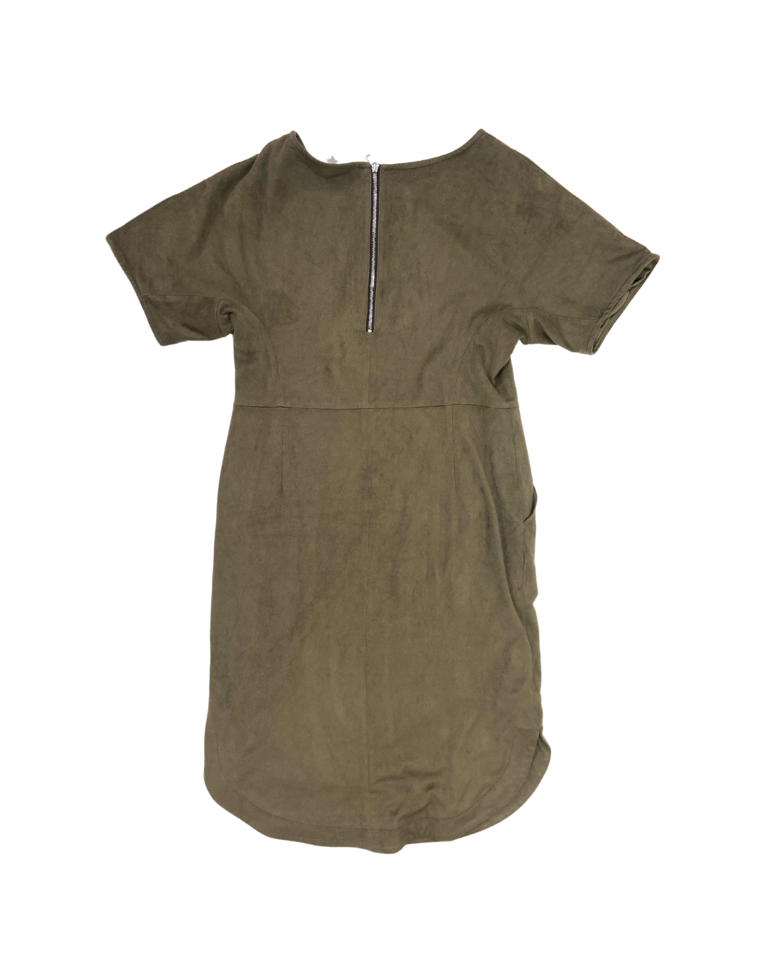 Oliver Bonas Khaki Suede Dress Sancho's Oliver Bonas Khaki Suede Dress Sancho's