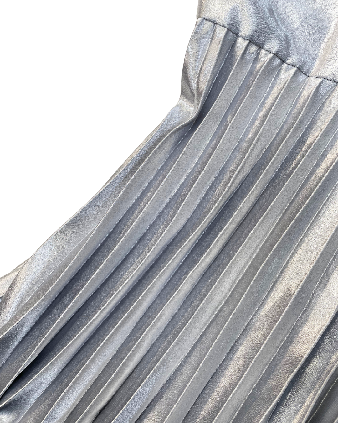 Dorothy Perkins Silver Pleated Dress