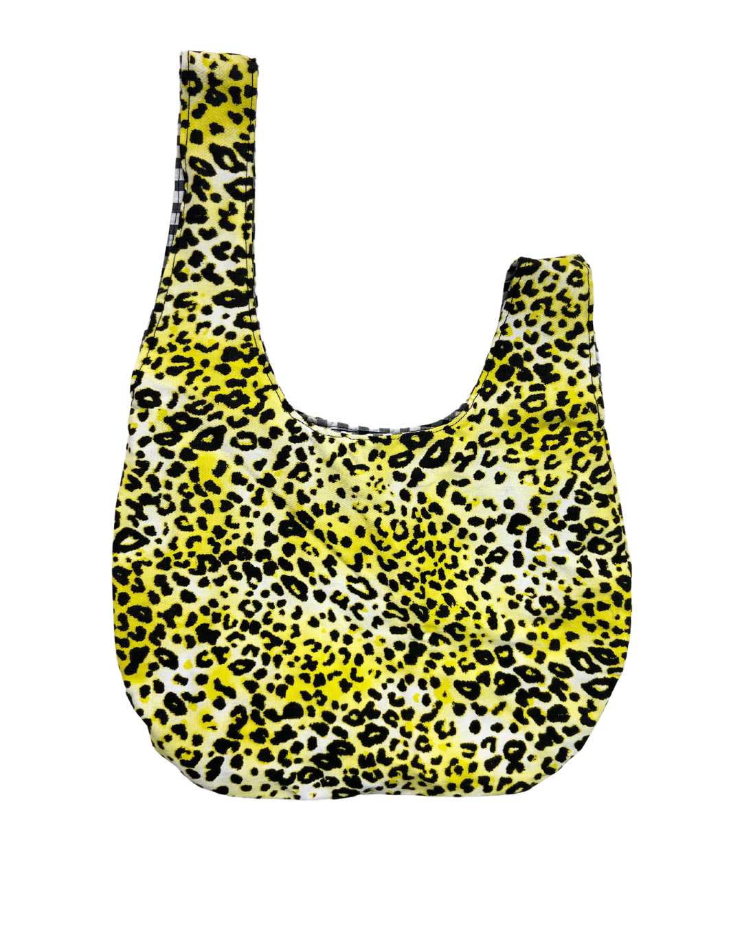Sew Last Summer Yellow Leopard Bag