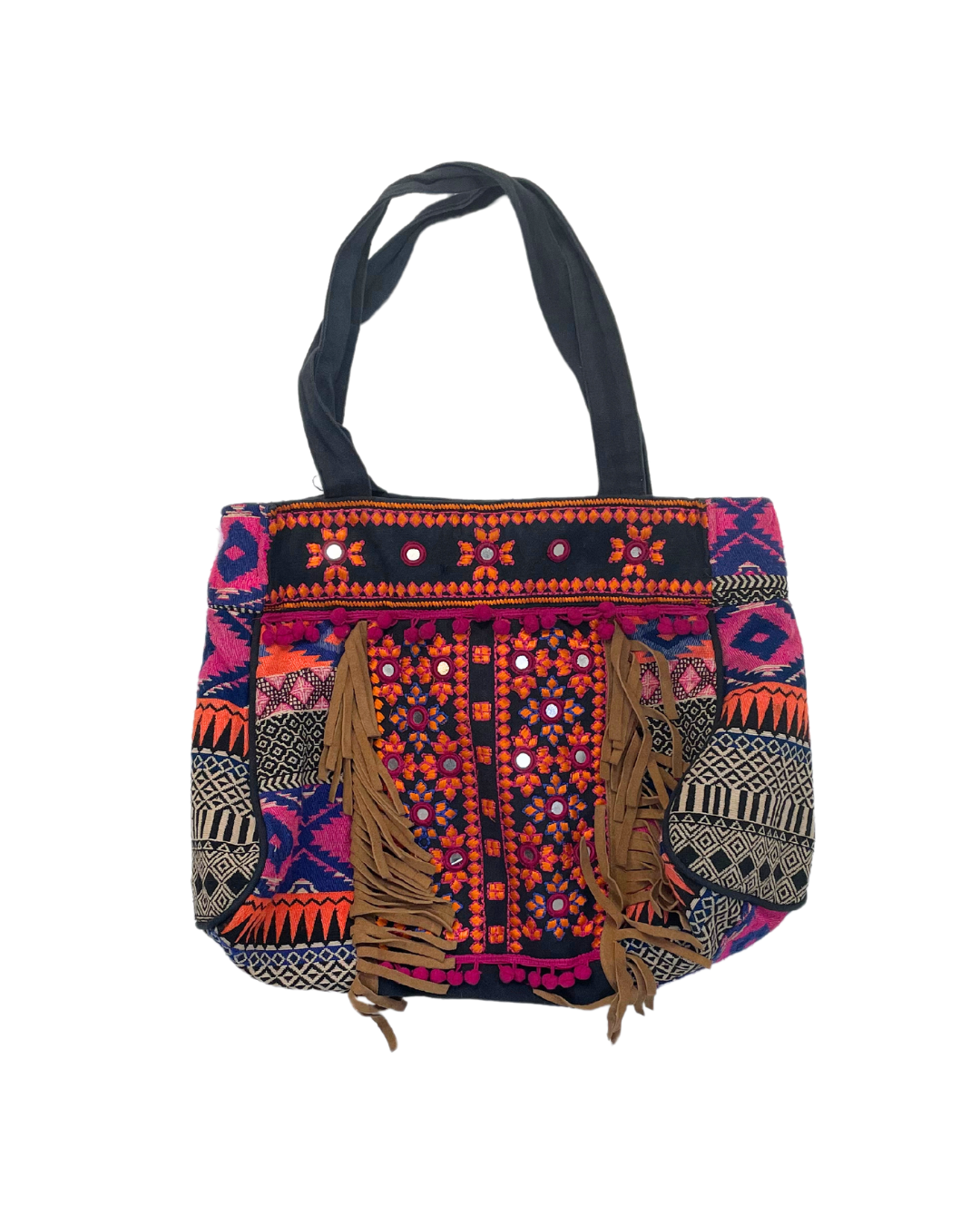 Jasper &amp; Jerra Aztec Print Bag