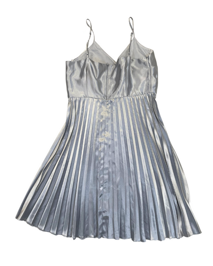 Dorothy Perkins Silver Pleated Dress