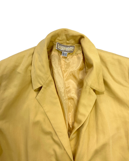 Yellow Longline Blazer