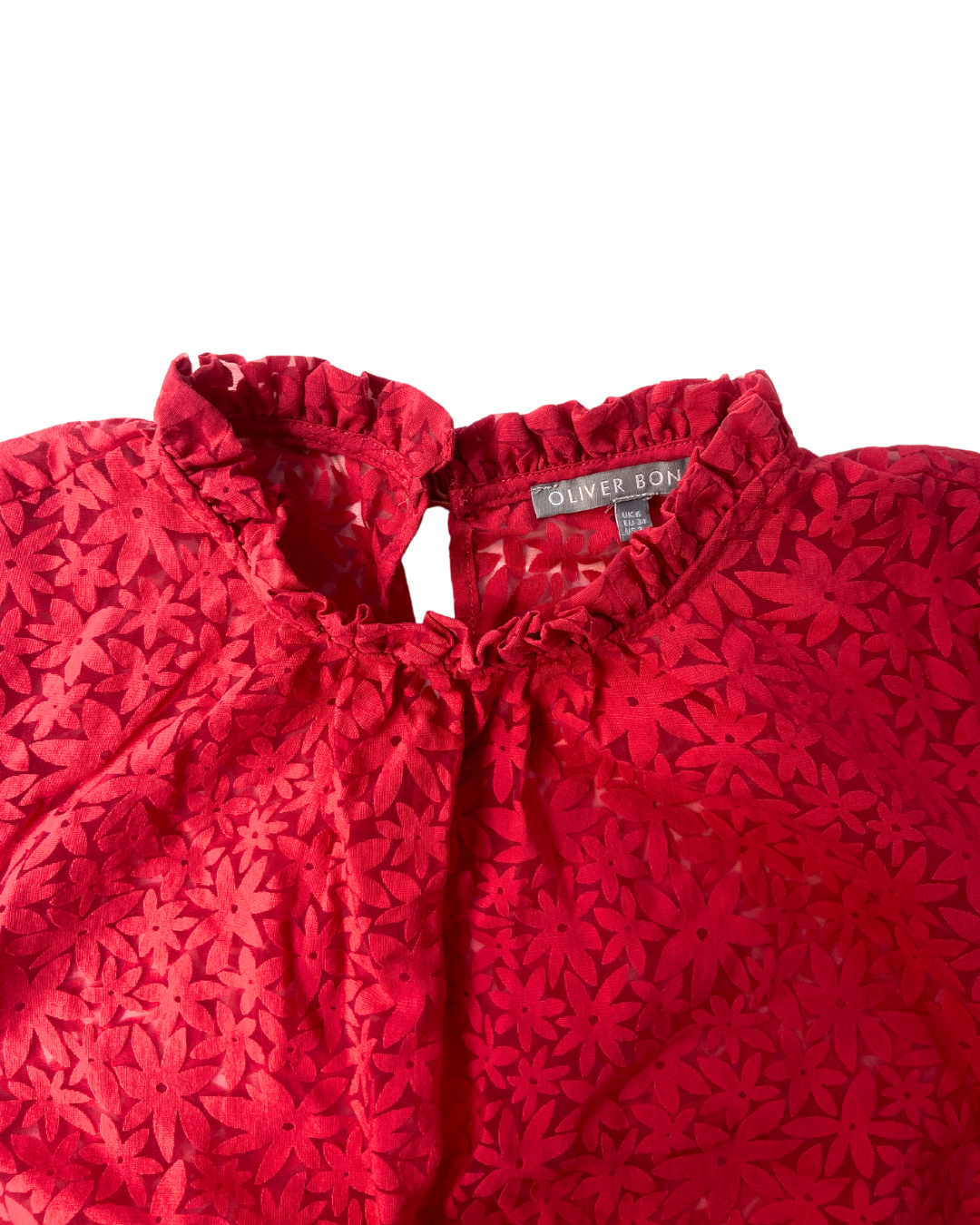 Oliver Bonas Pink Floral Blouse