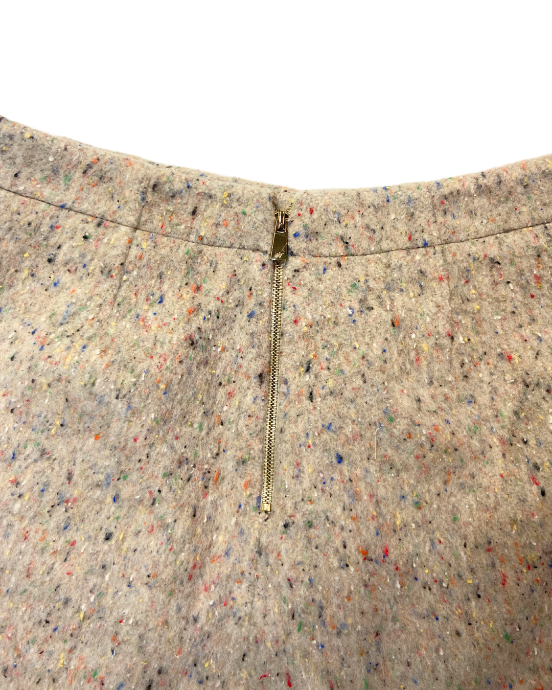 Whistles Beige Speckle Skirt