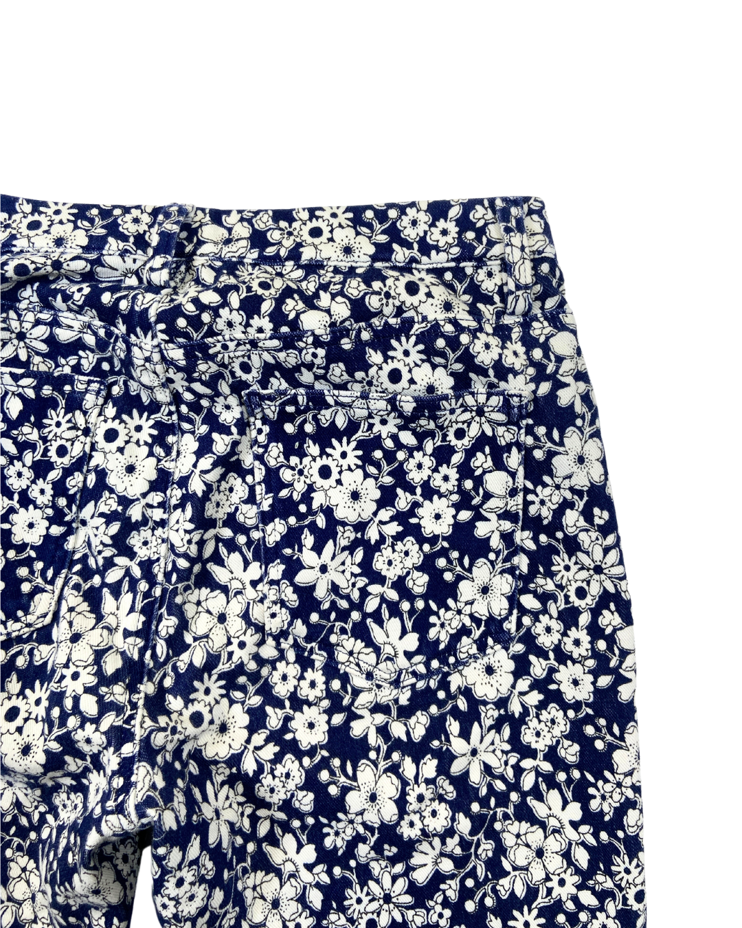 Uniqlo Floral Navy Trousers