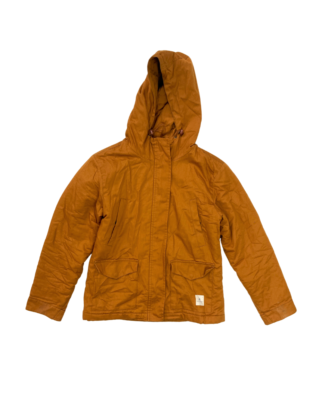 second hand Two Thirds Two Thirds Mustard Hooded Coat 40 OWNI