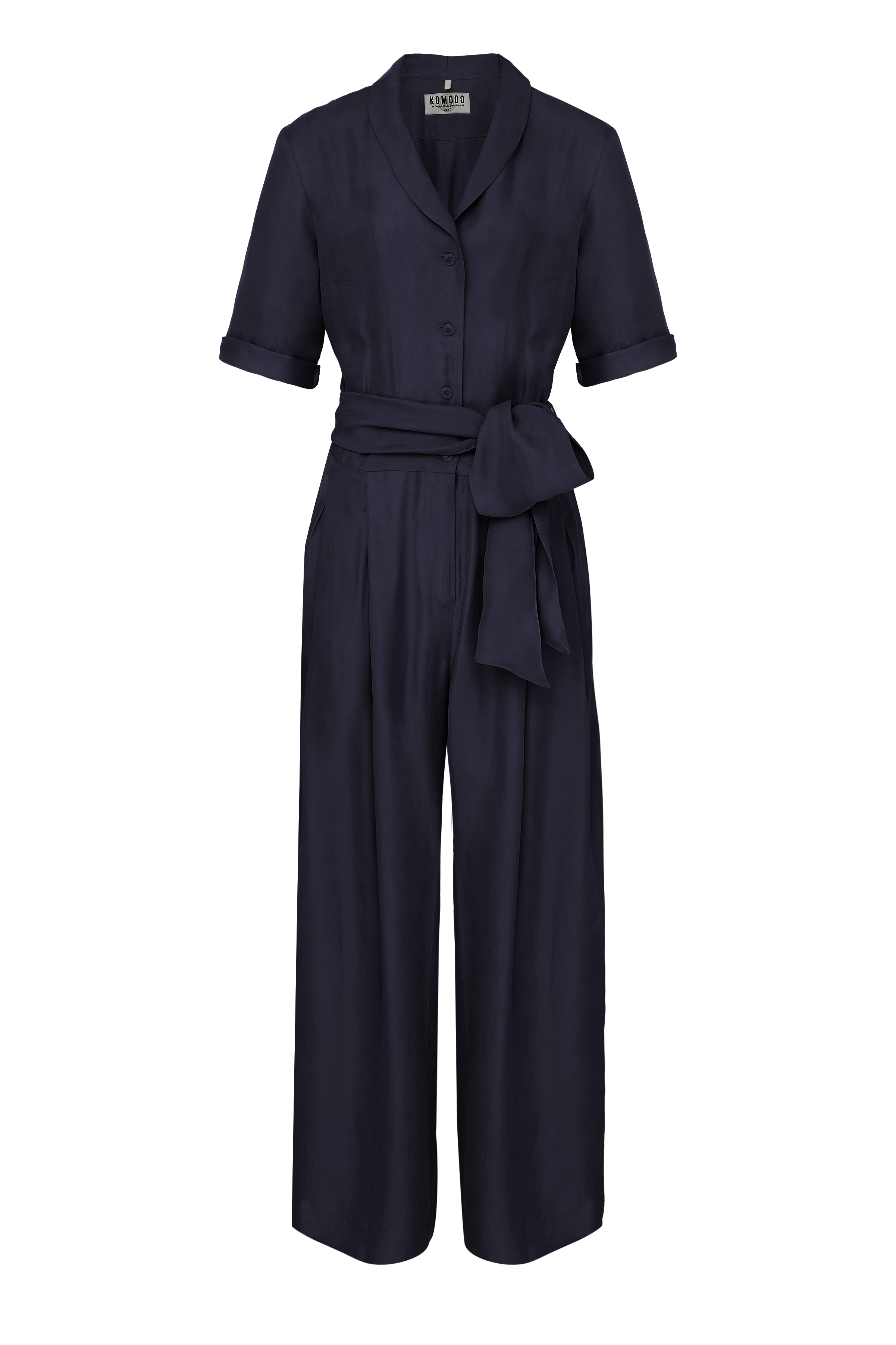 PLANET - Rayon Jumpsuit Navy