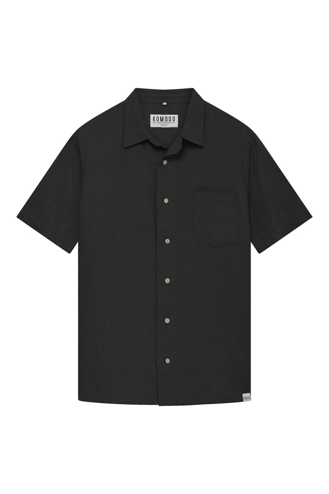 DINGWALLS - Linen Shirt Black