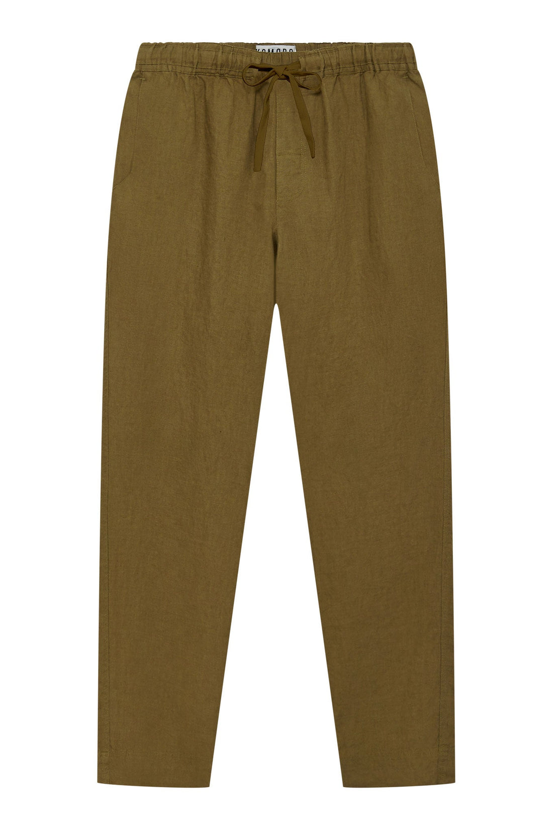 AUGUST - Organic Linen Trouser Khaki