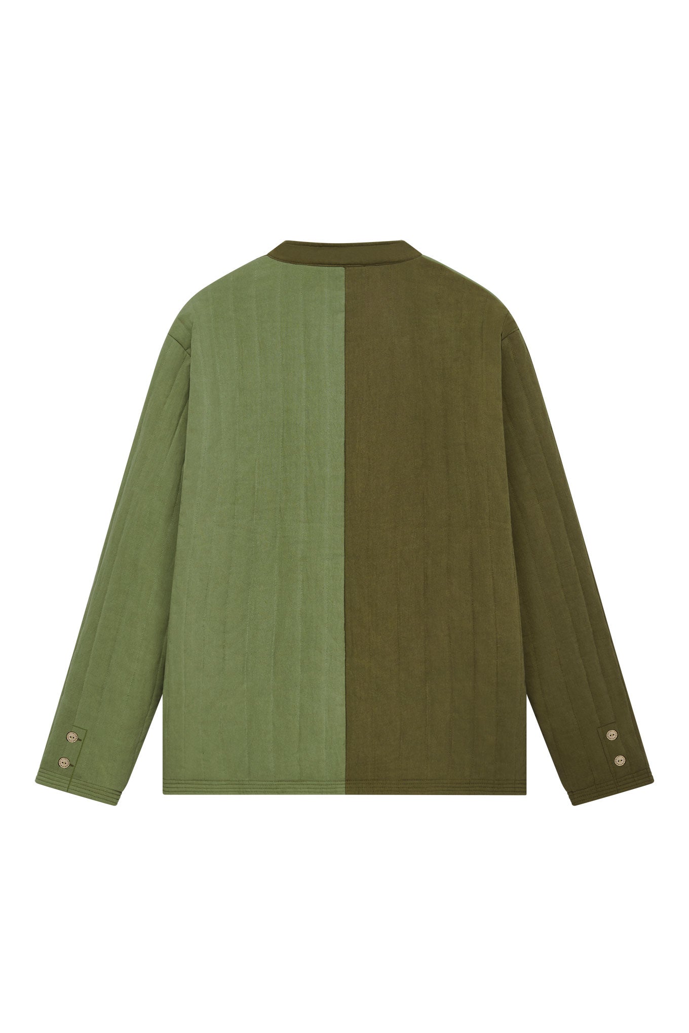 MILO - Organic Cotton Jacket Green Patchwork