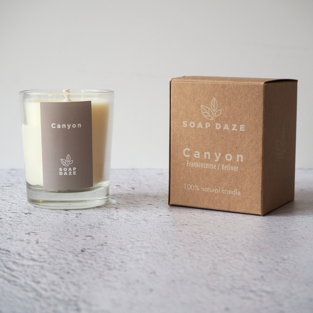 Canyon boxed votive candle