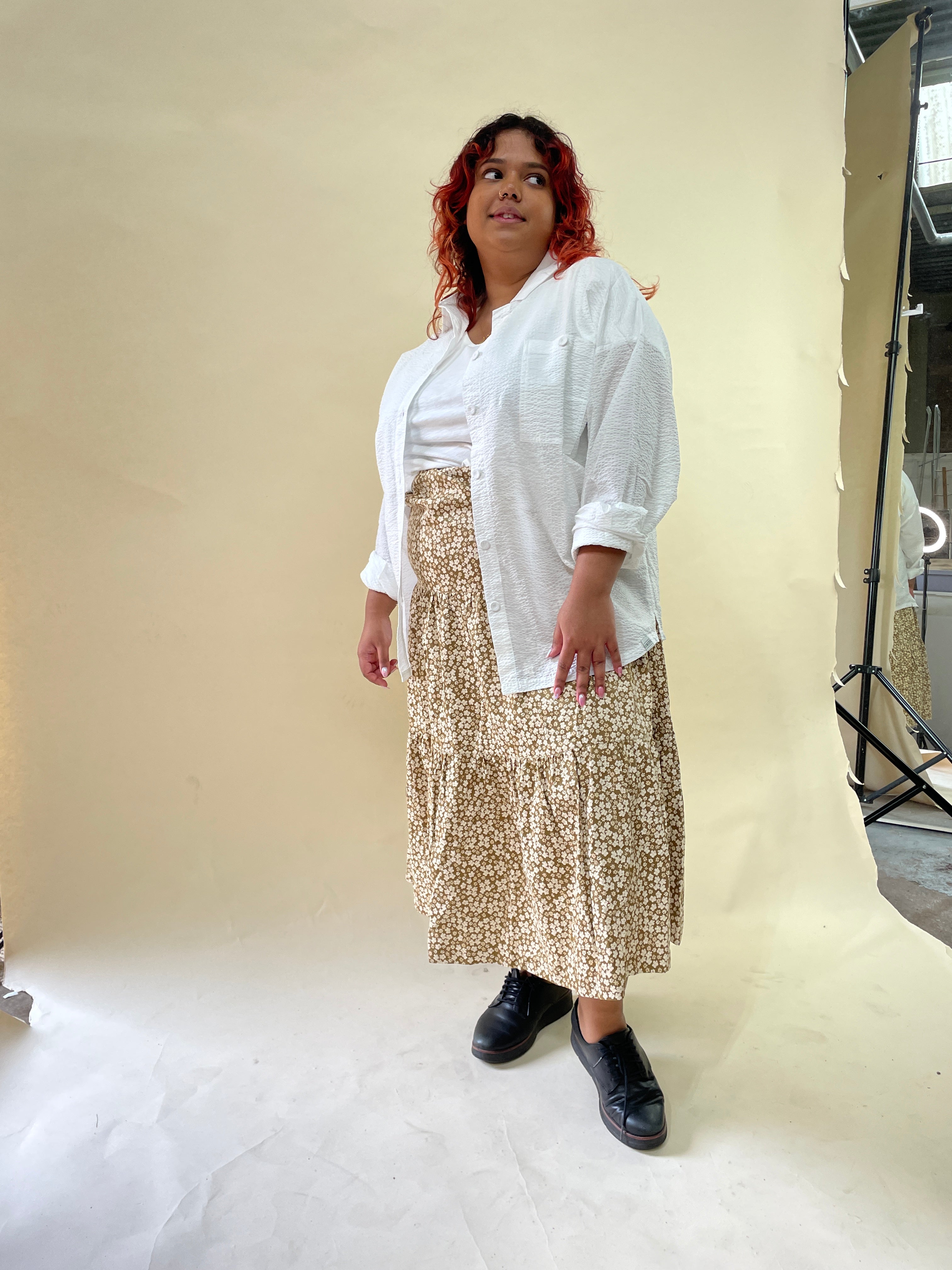Mara Skirt in Khaki