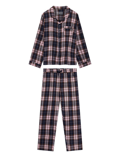 JIM JAM - Womens Organic Cotton Pyjama Set Dusty Mauve